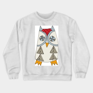 Folk style bird Crewneck Sweatshirt